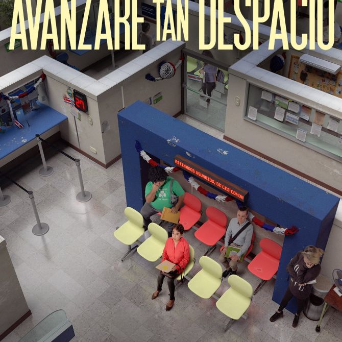 Afiche Película Avanzaré tan despacio
