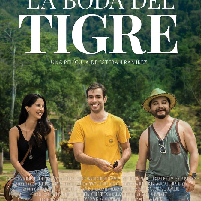 Afiche película La boda del tigre