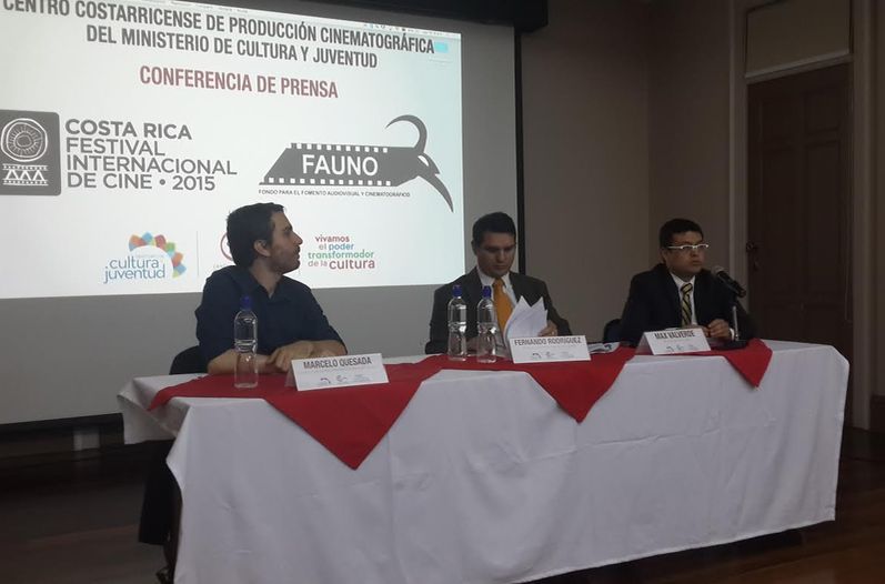 Conferencia de Prensa Anuncio Convocatoria CRFIC2015. Foto nacion.com FESTIVAL_INTERNACIONAL_CINE